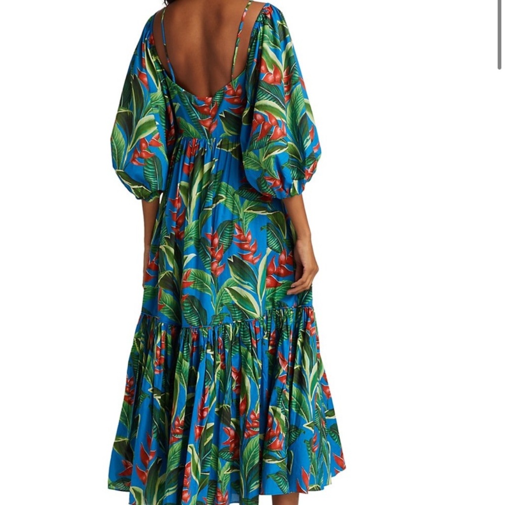 NWT FARM Rio Dream Garden Midi Dress - Picture 2 of 7